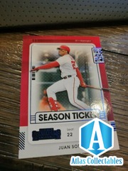 2021 Panini Contenders Baseball JUAN SOTO Season Ticket BLUE Foil